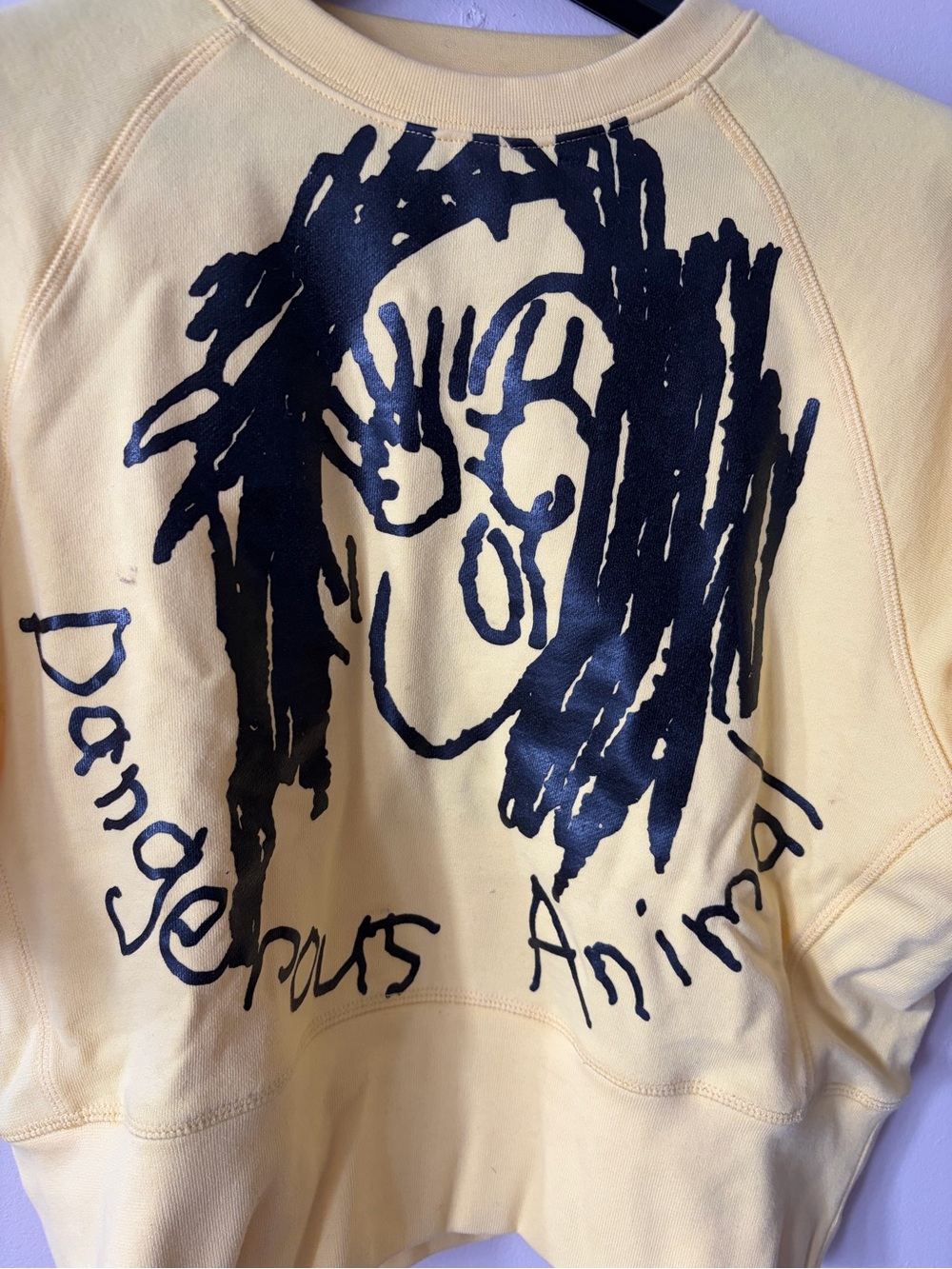 Vivienne Westwood Yellow Sweater with Navy Label - Picture 4 of 8